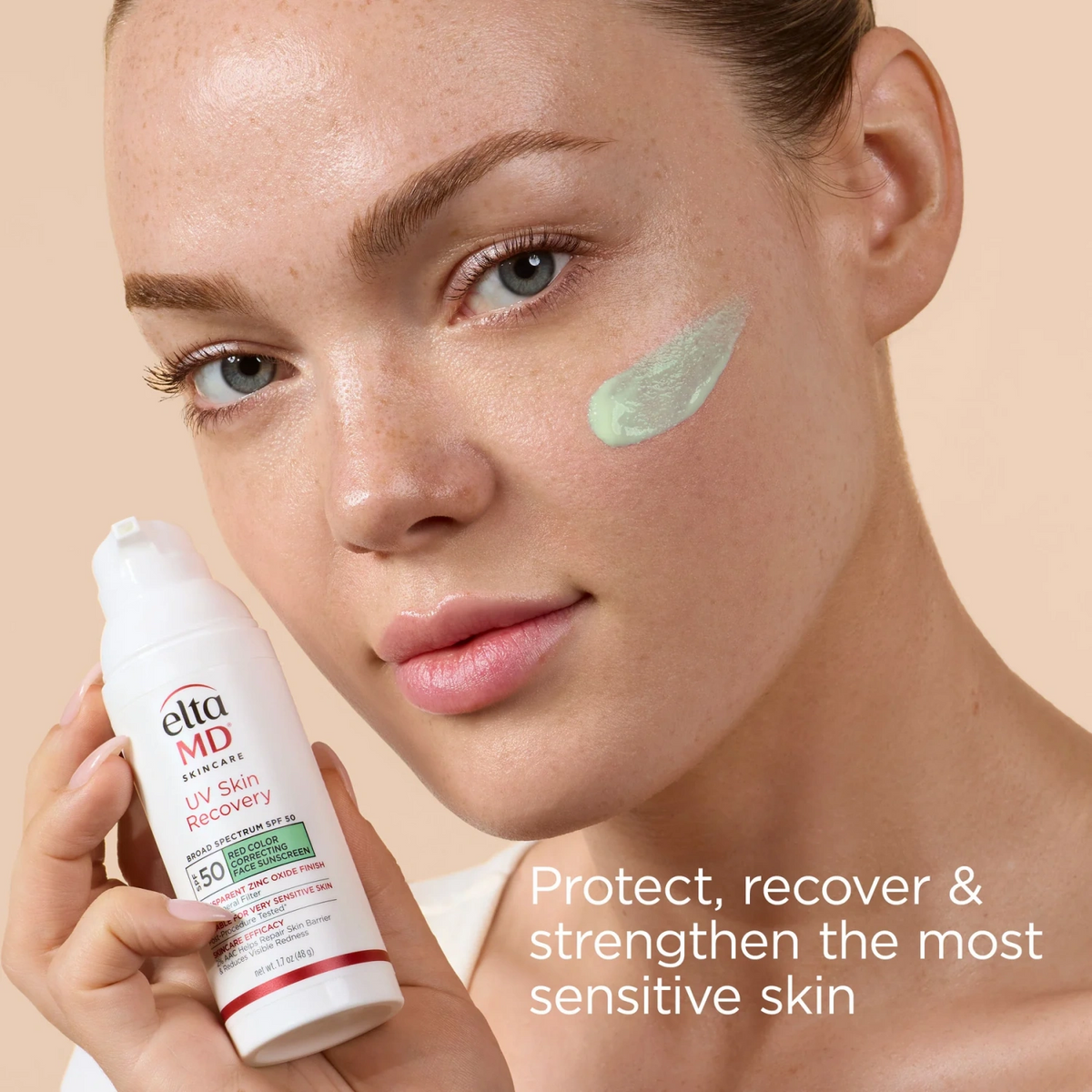 EltaMD UV Skin Recovery Green Tint Mineral SPF 50 (1.7 oz)
