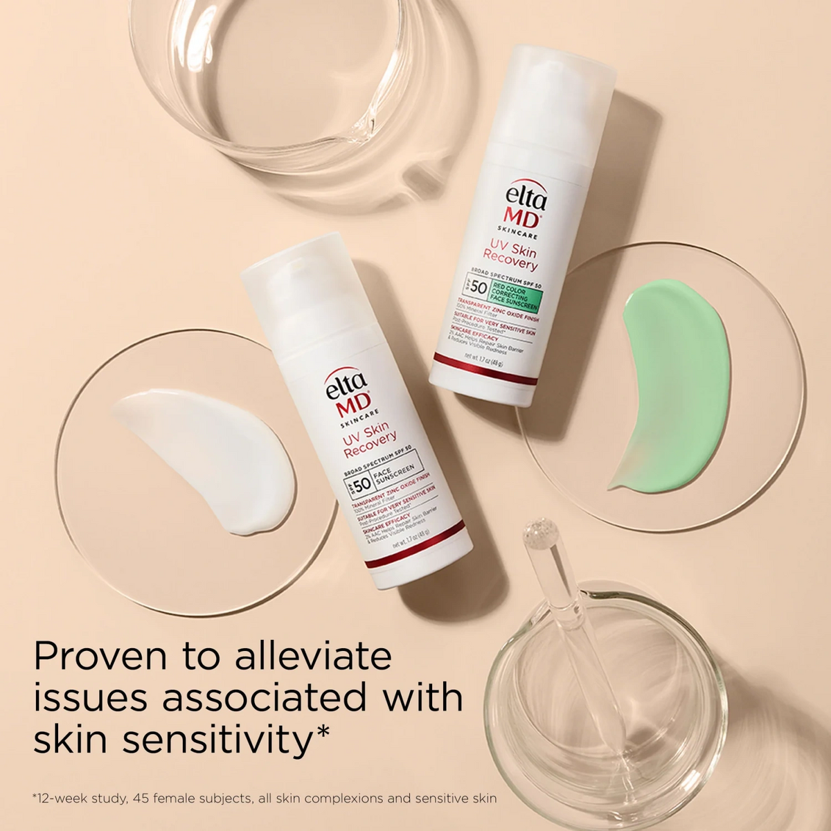 EltaMD UV Skin Recovery Green Tint Mineral SPF 50 (1.7 oz)
