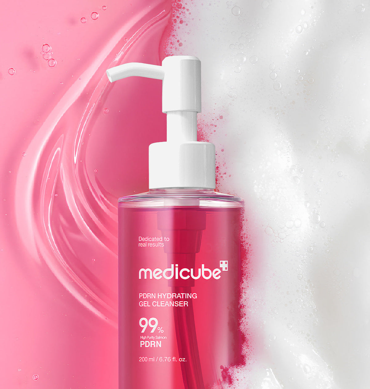 medicube PDRN Gel to Foam Cleanser (PDRN HYDRATING GEL CLEANSER) 200ml