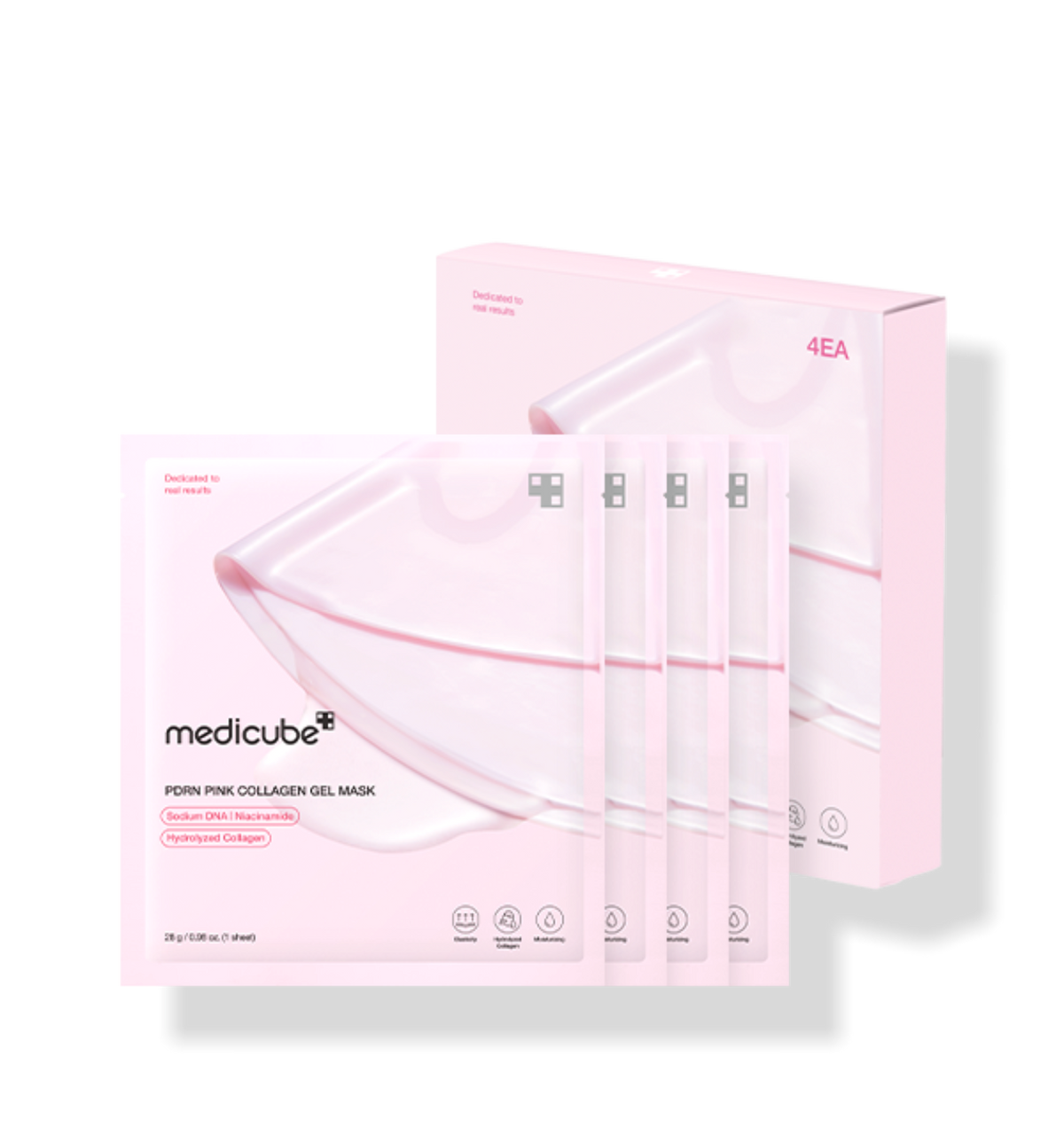 medicube PDRN Pink Collagen Gel Mask (4 Masks)
