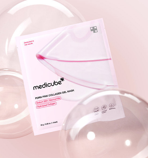medicube PDRN Pink Collagen Gel Mask (4 Masks)